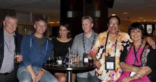 Peter Garner , Toni Ball, Taleigk Earnec, Stephen Buckingham, Elvira Sheppard and Christine Massey