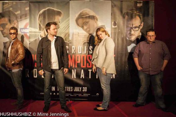 Lincoln Lewis, Mitch Lewis, Sarah Lewis and Matt Gibson