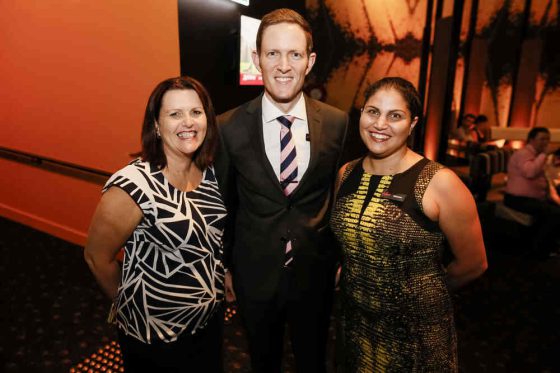Jodi Hancox, John Boero, General Manager Catherine Joseph