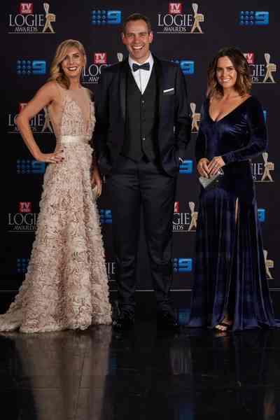 Jessica Braithwaite, Brenton Ragless and Kate Collins (Nine News Adelaide)_Logies 2016