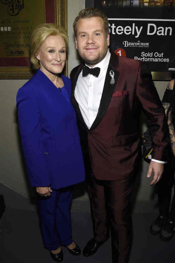 Glenn Close ;James Corden
