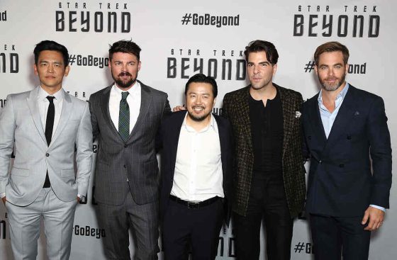 John Cho; Karl Urban; Justin Lin; Zachary Quinto; Chris Pine