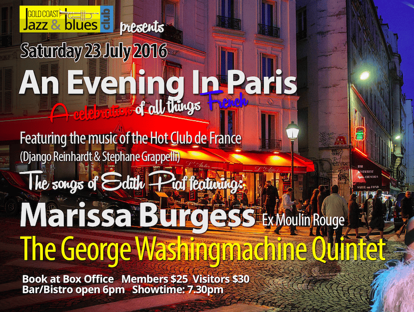 HAVE ‘AN EVENING IN PARIS’ AT THE ARTS CENTRE GOLD COAST