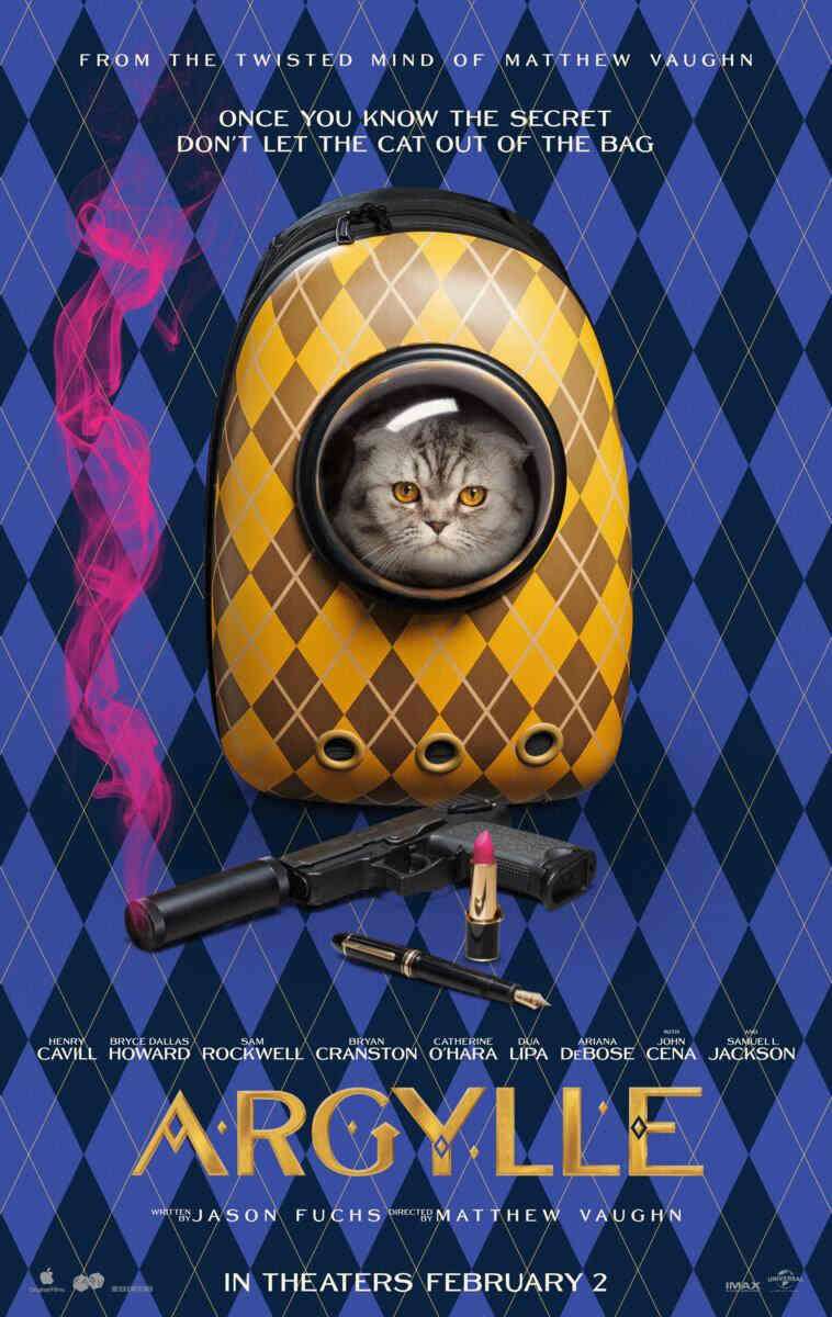 NEW SPY FILM ARGYLLE WITH COOL CAST TO BOOT