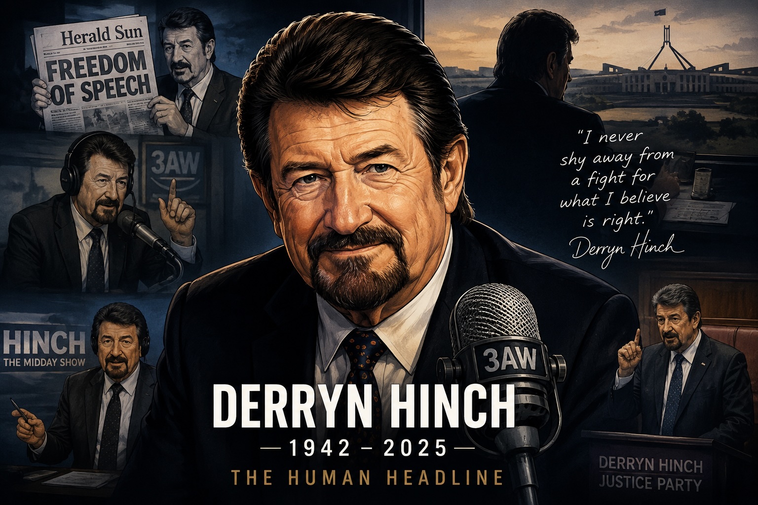 Farewell to the Human Headline: Derryn Hinch Dies Aged 82