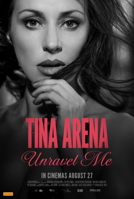 TRAILER FOR TINA ARENA: UNRAVEL ME REVEALED AHEAD OF CINEMA RELEASE ON 27 AUGUST 2026