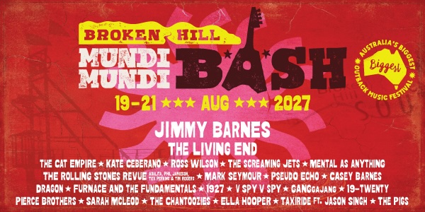 AUSTRALIA’S BIGGEST OUTBACK MUSIC EVENT UNVEILS A MONSTER 2027 LINEUP